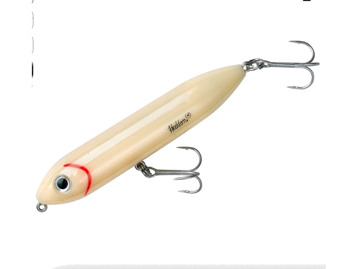 Heddon Super Spook walking topwater lure for bass fishing
