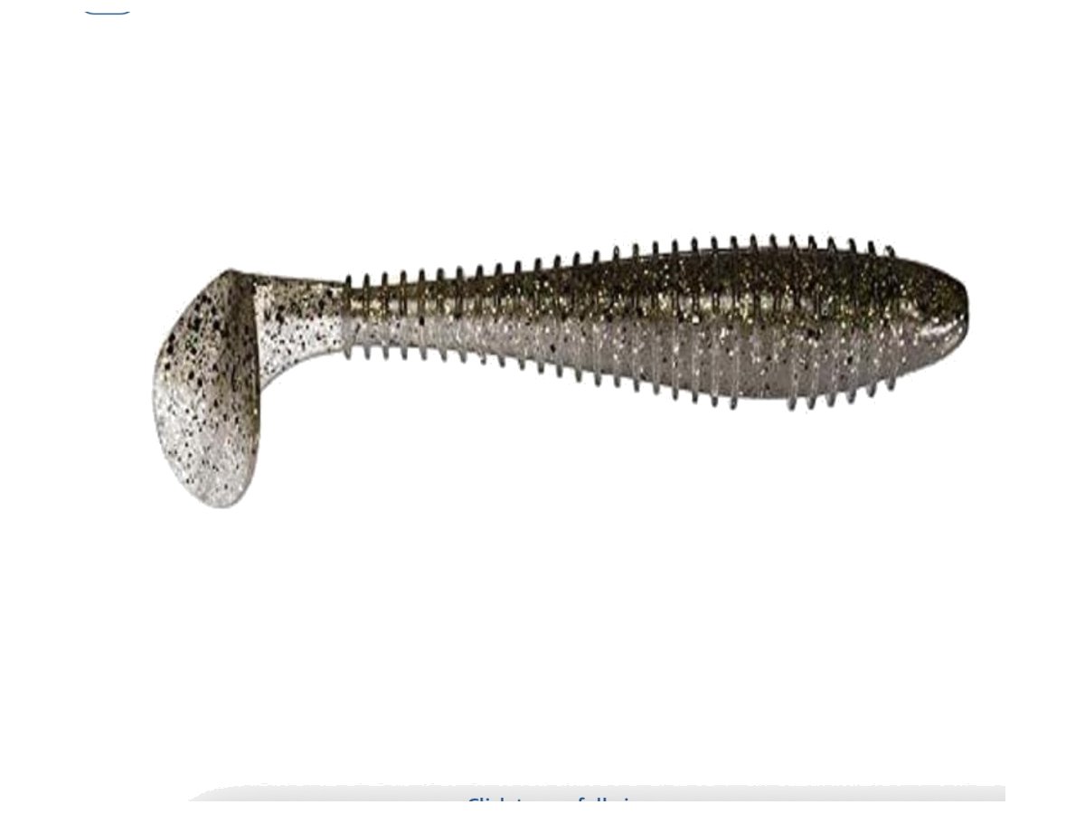 Keitech Swing Impact FAT paddle-tail swimbait lure for bass fishing