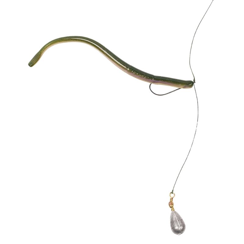 Roboworm Straight Tail drop shot lure for bass fishing