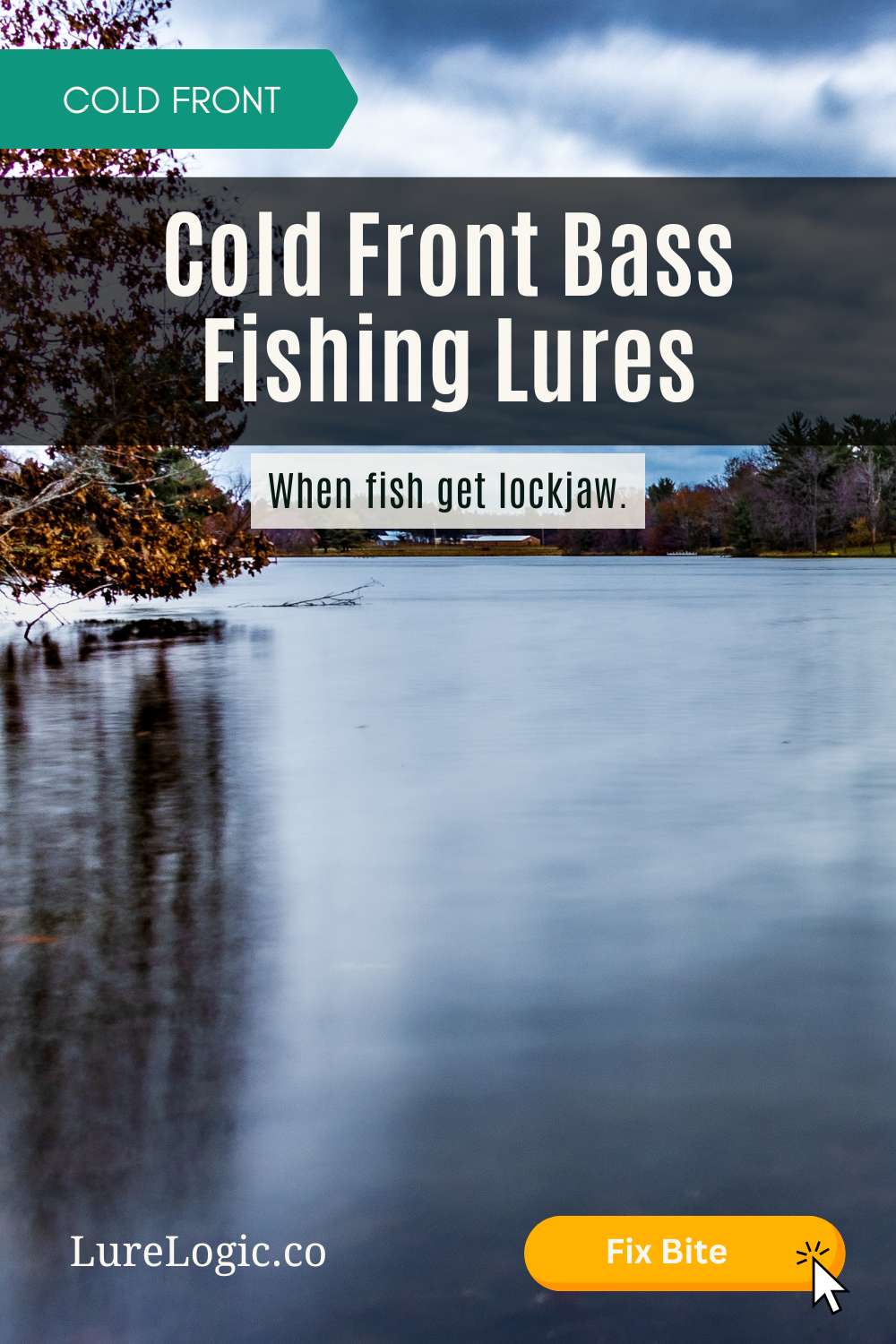 Bass fishing cold front lures