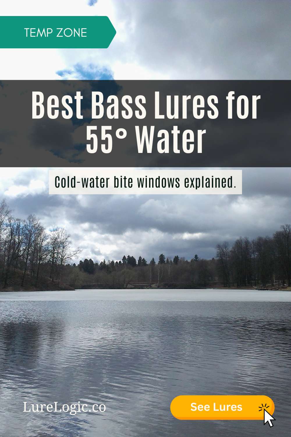 Bass lures for 55 degree water
