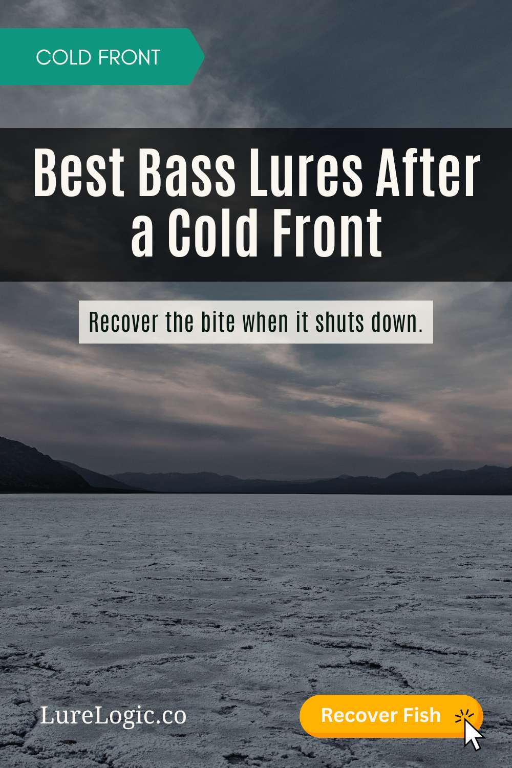 Bass lures after cold front