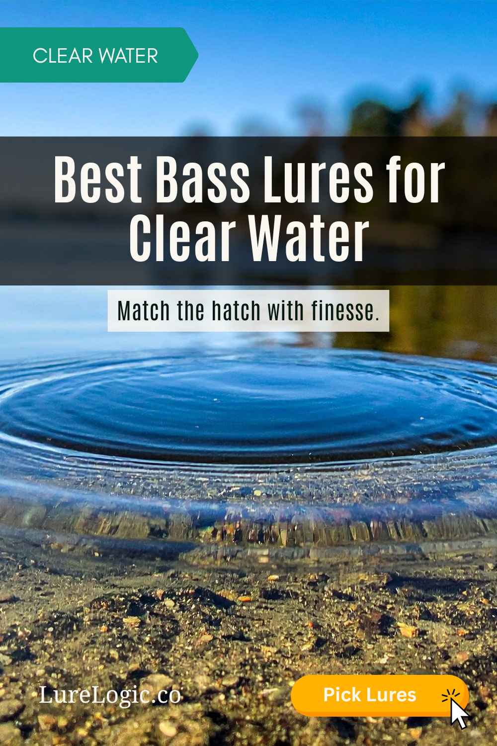 Clear water bass lure guide
