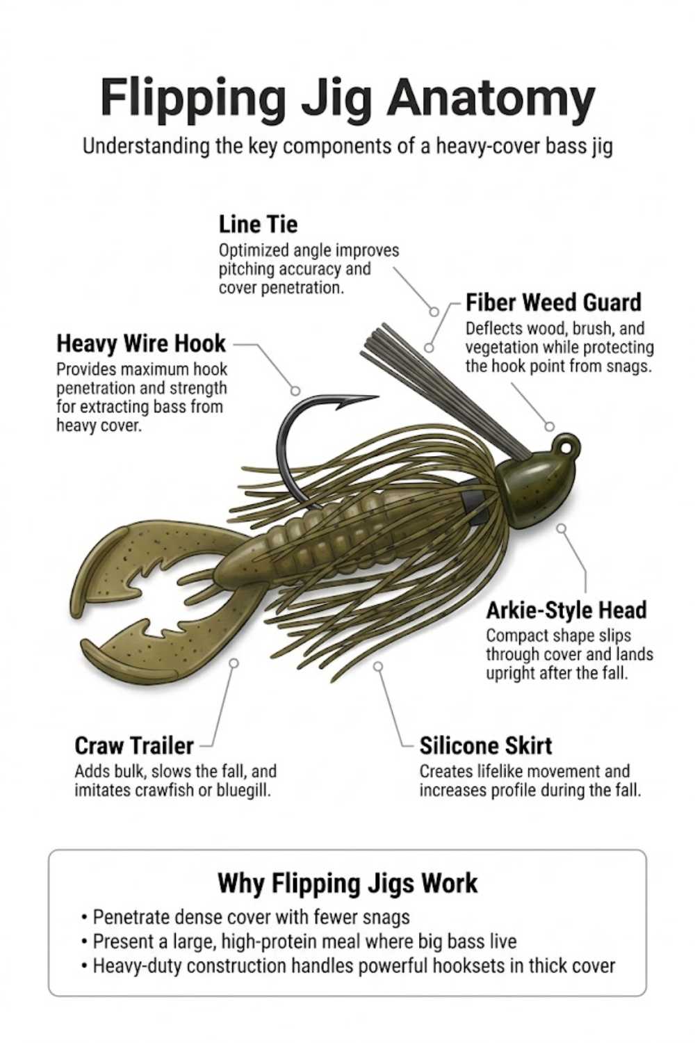 Anatomy of a flipping jig