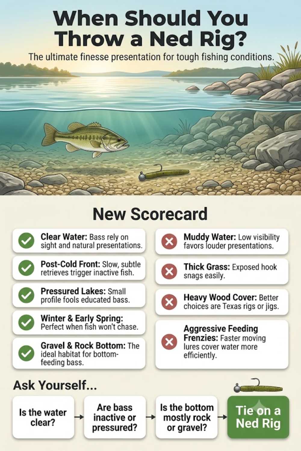 When to throw a ned rig