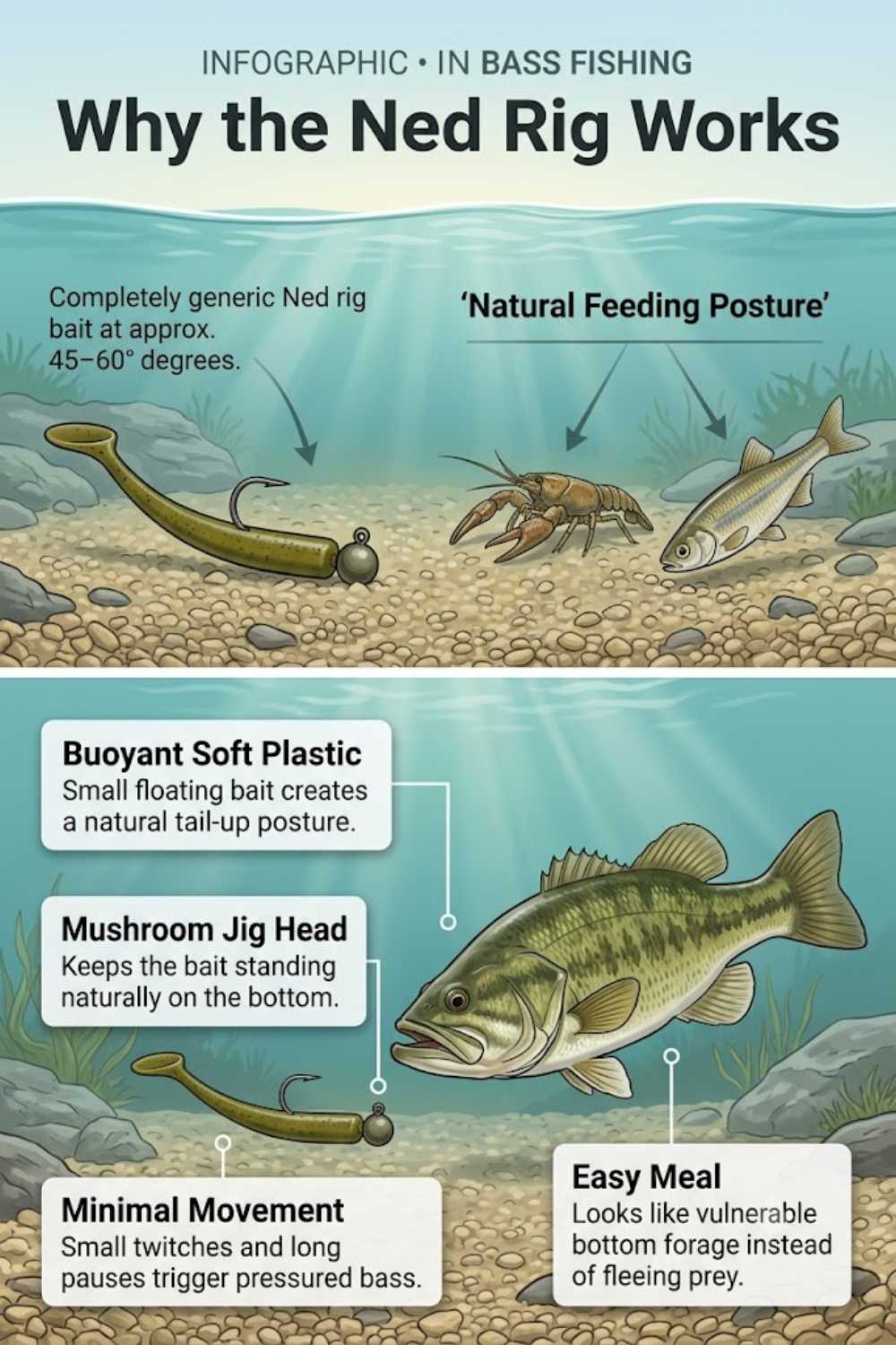 Why ned rigs catch bass
