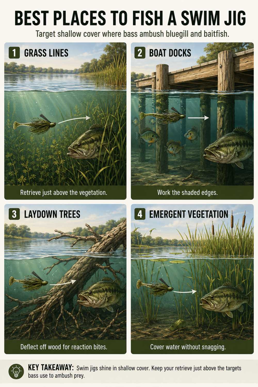 Best places to fish a swim jig