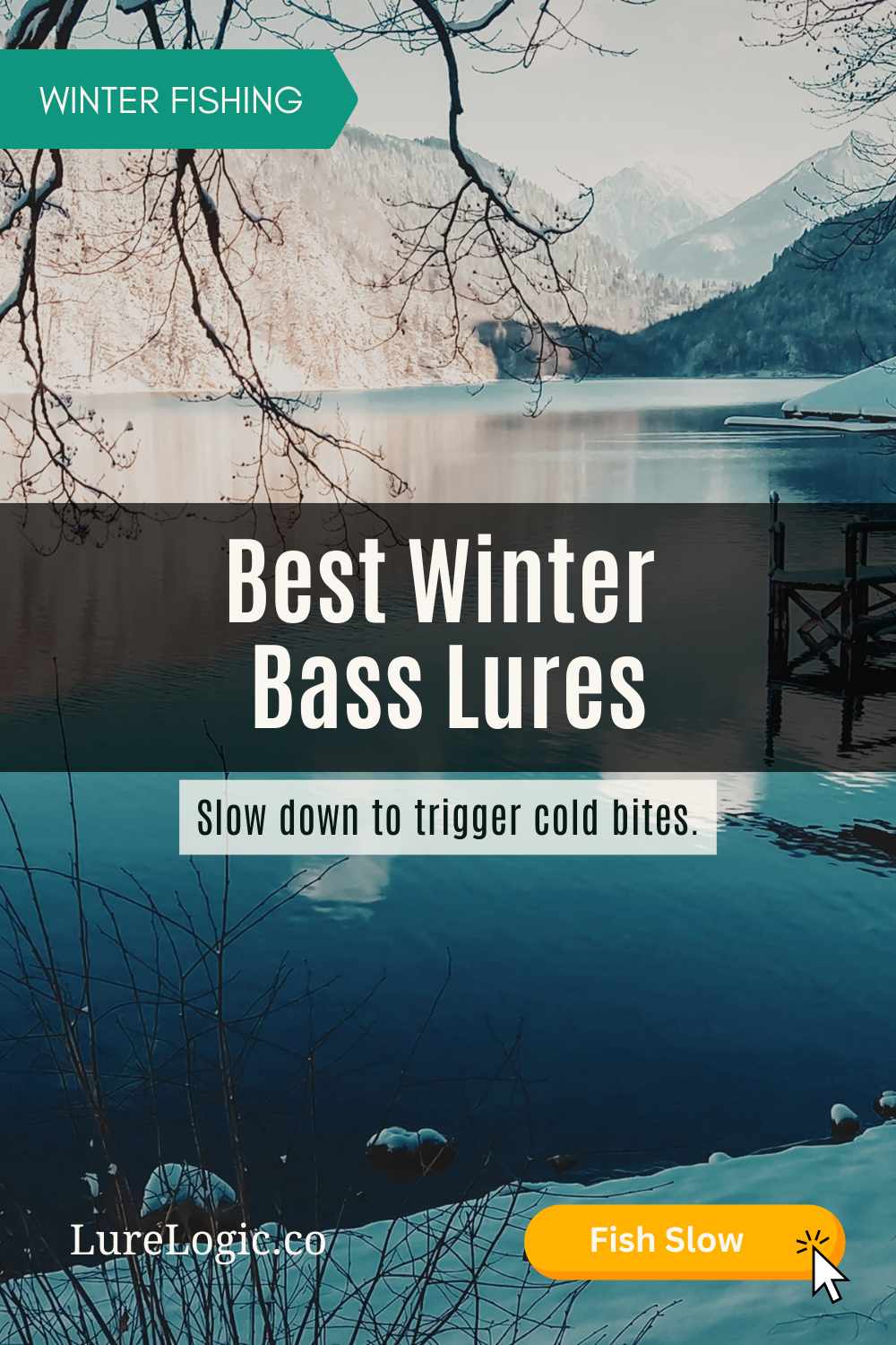Winter bass fishing lures